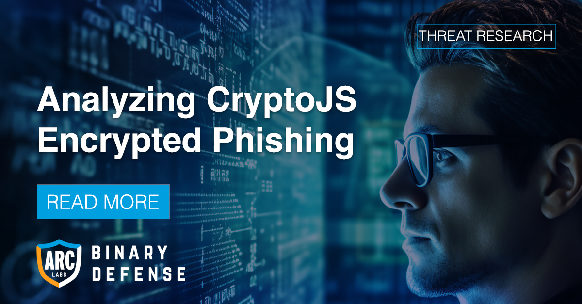 Analyzing CryptoJS Encrypted Phishing Attempt  | Binary Defense