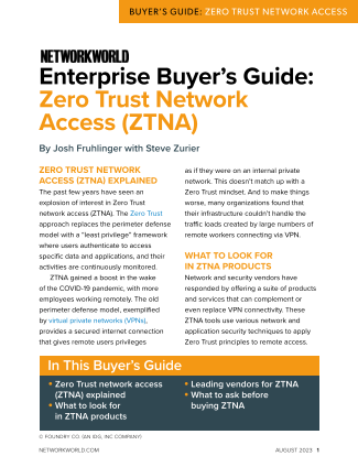 Download the Zero Trust network access (ZTNA) buyer’s guide