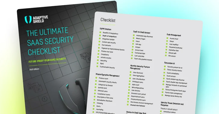 The Ultimate SaaS Security Posture Management Checklist, 2025 Edition