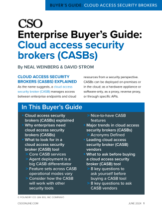 Download our cloud access security broker (CASB) enterprise buyer’s guide