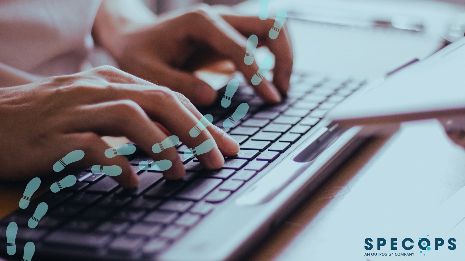 Feet walking across a keyboard