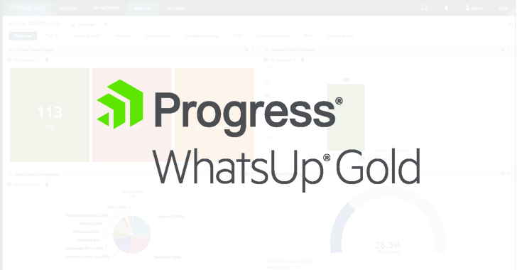 Progress WhatsUp Gold Exploited Just Hours After PoC Release for Critical Flaw